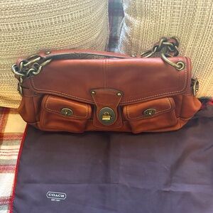 Coach shoulder bag pure leather